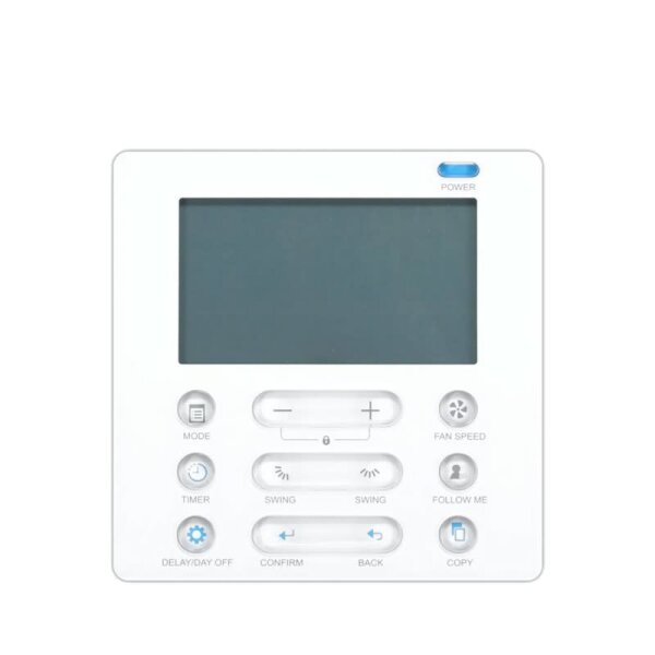 Midea Kabelfernbedienung KJR-120C1/BTF-E für Wandgeräte, Deckenkassetten, Kanalgeräte, Flextruhen