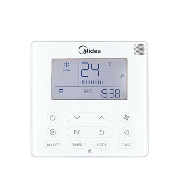 Midea Kabelfernbedienung KJR-120X/TFBG-E für Redundanz-Schaltung und Gruppensteuerung