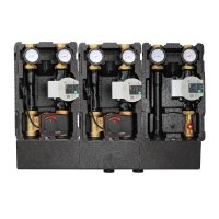 Modulverteiler Pumpengruppe 3-fach 2 x gemischter 1 x...