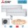 Mitsubishi Electric Set 2 Wandgeräte Diamond WiFi MSZ-LN35VG2W + MSZ-LN50VG2W + MXZ-3F68VF R32