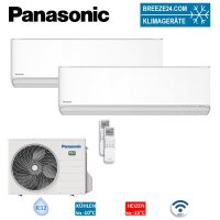 Panasonic Set 2 Wandgeräte 1,6/2,5 kW CS-MZ16CKE +...
