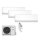 Panasonic Set 3 Wandgeräte CS-MZ16CKE + CS-Z35CKEW + CS-Z50CKEW + CU-3Z68CBE WiFi 1,6/3,5/5,0 kW R32