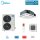 Midea Set 4-Wege-Deckenkasseette MCD1-48FNXD0-ME Blende T-MBQ4-04A1 + MOE30-48HFN8-ME | 14 kW | 400V