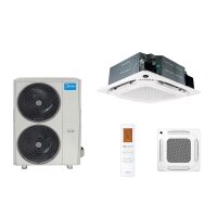 Midea Set 4-Wege-Deckenkasseette MCD1-48FNXD0-ME Blende...