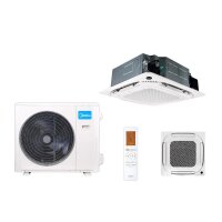 Midea Set 4-Wege-Deckenkasseette MCD1-36FNXD0-ME Blende...