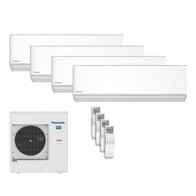 Panasonic Set CS-MZ16CKE + CS-Z25CKEW + 2 x CS-Z50CKEW + CU-4Z80CBE WiFi 1,6/2,5/5,0/5,0 kW