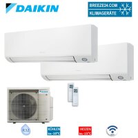 Daikin Set 2 Wandgeräte Perfera WiFi CTXM15A +...