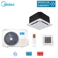 Midea Set 4-Wege-Deckenkasseette MCA3U-12FNXD0-ME Blende...