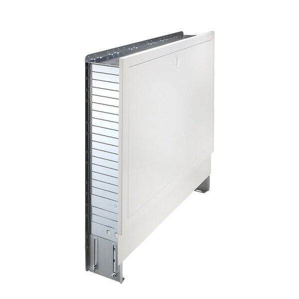Unterputz-Verteilerschrank für Fußboden-Heizsysteme - Farbe weiß