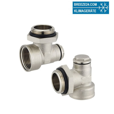 Winkelanschluss-Set für Verteiler 1" - selbstdichtend