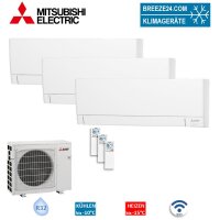 Mitsubishi Electric Set 3 Wandgeräte WiFi...