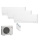 Mitsubishi Electric Set 3 Wandgeräte WiFi MSZ-AY20VGKP + MSZ-AY25VGKP + MSZ-AY35VGKP + MXZ-4F72VF4