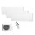 Mitsubishi Electric Set 3 x MSZ-AY25VGK + MXZ-3F54VF4 Wandgerät WiFi 2,5 kW 25|25|25 m²