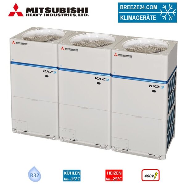 Mitsubishi Heavy FDC800KXZVE3 VRF-Außengerät (400 V) für 3 bis 78 Innengeräte 78,4 kW R32