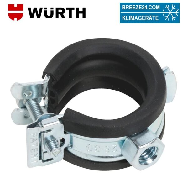 Rohrschelle TIPP-SMARTLOCK Stahl verzinkt ROSHEL-(SMARTLOCK)-1/2ZO-M8-(21-25)