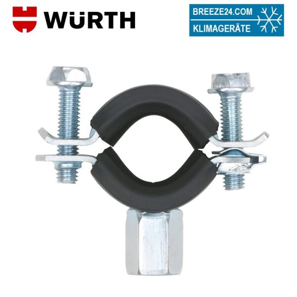 Rohrschelle TIPP Smartlock 2 GS mit Gummieinlage ROSHEL-(SMRTLOCK/2GS)-M8/M10-(15-19)