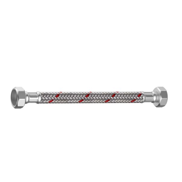 TRINNITY FPI2530 flexibler Panzerschlauch für Heizung 1" x 300 mm mit 2 Überwurfmuttern