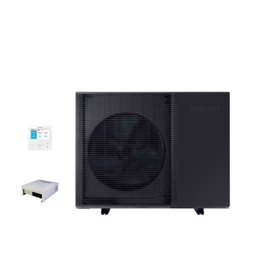 SAMSUNG AE080BXYDGG Luft/Wasser Wärmepumpe + MIM-E03EN 8 kW | Heizen | Kühlen | 2 Heizkreise | 400V