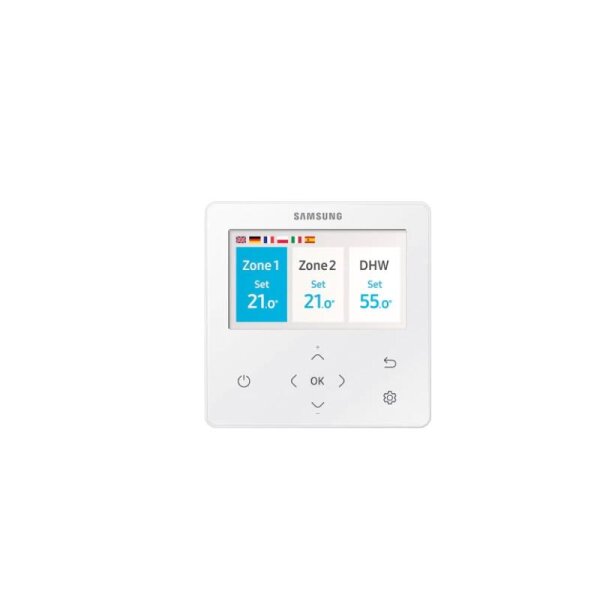 SAMSUNG AE090RXEDGG/EU Luft/Wasser Wärmepumpe 9 kW + Hydromodul AE090RNYDGG mit 6 kW Heizstab.