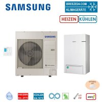 SAMSUNG AE090RXEDGG/EU Luft/Wasser Wärmepumpe 9 kW +...