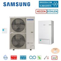 SAMSUNG AE120AXEDGH Luft/Wasser Wärmepumpe 12 kW +...