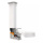 Sauermann Delta Pack - Kondensatpumpe mit Kabelkanal (L750 x B80 x H60mm) RAL9003 - signalweiß