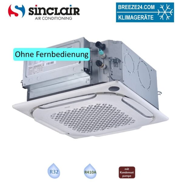 Sinclair SDV6-CC28 4-Wege-Deckenkassette Euroraster 2,8 kW | Raumgröße 25 - 30 m² | VRF