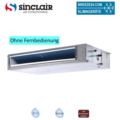 Sinclair SDV6-DM22 Kanalgerät 2,2 kW | Raumgröße 20 - 25 m² | VRF