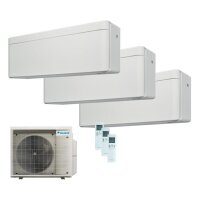 Daikin Set 3 Wandgeräte Stylish WiFi 2 x CTXA15CW +...
