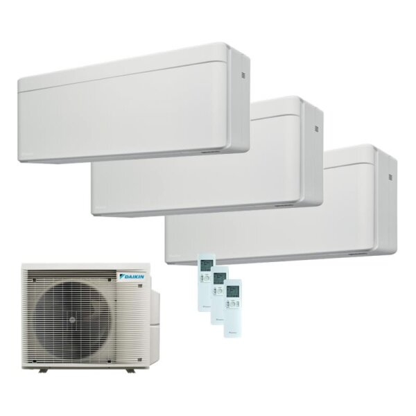Daikin Set 3 Wandgeräte Stylish WiFi CTXA15CW + FTXA20CW + FTXA25CW + 3MXM40A2V1B(9/8) 1,5/2,0/2,5 kW