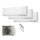 Daikin Set 3 Wandgeräte Perfera WiFi 1,5/3,5 kW 2 x  CTXM15A + FTXM35A + 3MXM40A2V1B(9/8)| R32