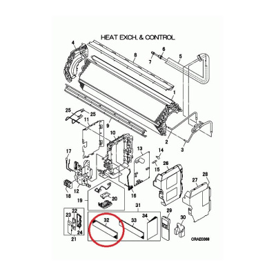 Mitsubishi Heavy Photokatalyse-Filter RKT437A005 für SRK-Wandgeräte | 1 Stück