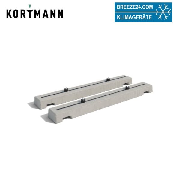 KORTMANN Set Wärmepumpenfundament BASIC L | L 1.470 mm | B 200 mm | H 100 mm