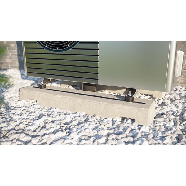 KORTMANN Set Wärmepumpenfundament BASIC L | L 1.470 mm | B 200 mm | H 100 mm