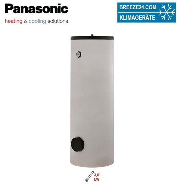 Panasonic Aquarea PAW-TA20C1E5STD Warmwasserspeicher mit 1 Wärmetauscher 1.8 m² 200L Heizstab 3 kW