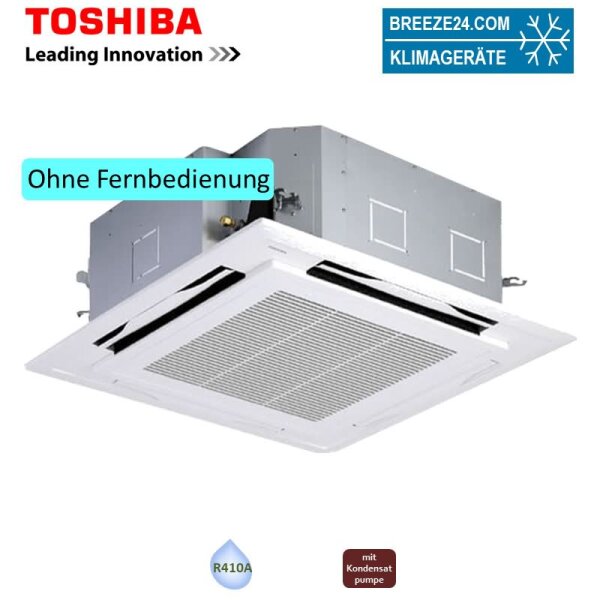 Toshiba MMU-UP0181HP-E + RBC-U33P-E 4-Wege-Deckenkassette VRF 5,6 kW Raumgröße 55 - 60 m²