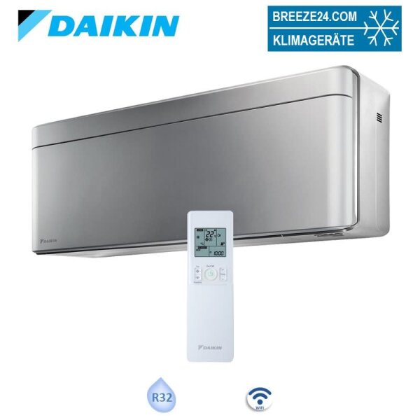 Daikin Wandgerät 4,2 kW Stylish WiFi silber FTXA42CS/BS | Raumgröße 40 - 45 m² | R32