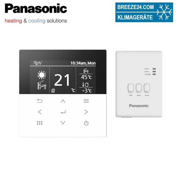 Panasonic Aquarea CZ-RTW2TAW1C zusätzliche Kabel-Fernbedienung mit WiFi für Geräte der M Generation