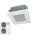 Mitsubishi Heavy Set 4-Wege-Deckenkassette 10,0 kW Standardpaneel FDT100VH + FDC100VNX-W R32