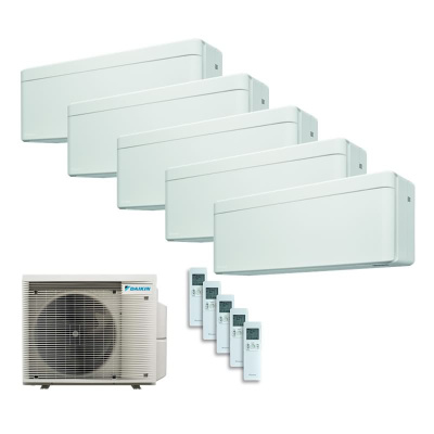 Daikin Set 3 x FTXA20CW + 2 x FTXA35CW + 5MXM90A2V1B(9/8) Wandgeräte Stylish WiFi 2,0/3,4 kW