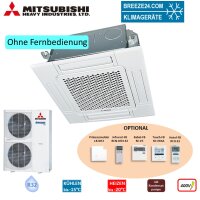 Mitsubishi Heavy Set 4-Wege-Deckenkassette 12,5 kW...