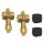 LK Armatur Frostschutzventil 2er Set | 2 x LK 556 mit Isolierung | DN 32 | 1 1/4"