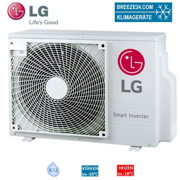 LG Electronics 4,7 kW -  MU2R17.U13 Multi-Split Außengerät für 2 Innenegräte | R32
