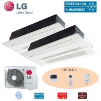 LG Set 2 x 1-Wege-Deckenkassette 2,6 kW 2 x MT09R NU1 mit...
