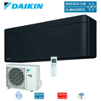 Daikin Set Wandgerät Stylish WiFi schwarz 5,0 kW -...