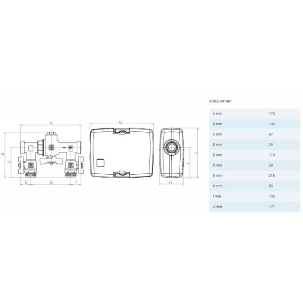 LK Armatur Befüllungsventil LK 521 MultiFill® | DN 32 | 091481