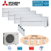 Mitsubishi Electric Set 4 x MSZ-LN18VG2W + MXZ-4F83VF2...