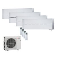 Mitsubishi Electric Set 4 x MSZ-LN18VG2W + MXZ-4F83VF2...