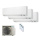 Daikin Set 3 Wandgeräte Perfera WiFi 2,5/3,5/5,0 kW | FTXM25A + FTXM35A + FTXM50A + 3MXM68A8 | R32