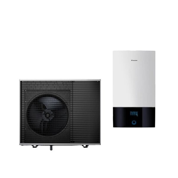 Daikin Altherma 4 H W Set EPSK12AW1 + EPBX14A9W Wärmepumpe+Hydromodul 12 kW WiFi R290 Heizstab 9 kW